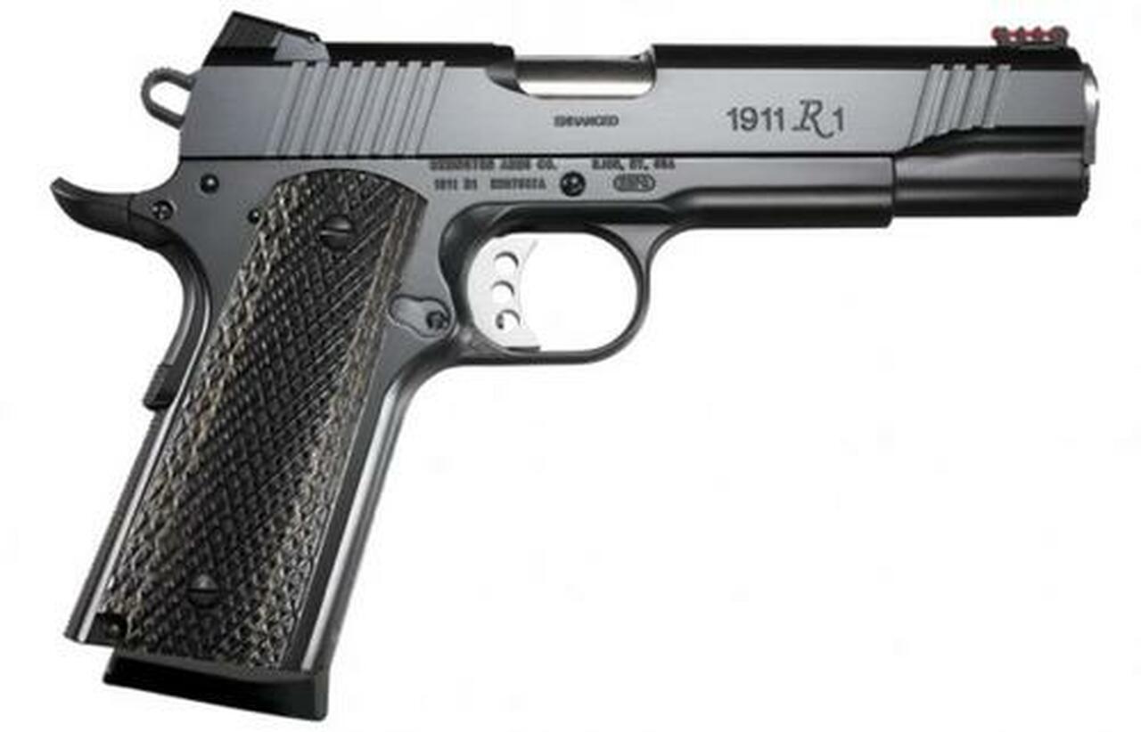 Remington 1911 R1 Enhanced 9mm 5″ Barrel Dark Laminate Grips 9rd Mag
