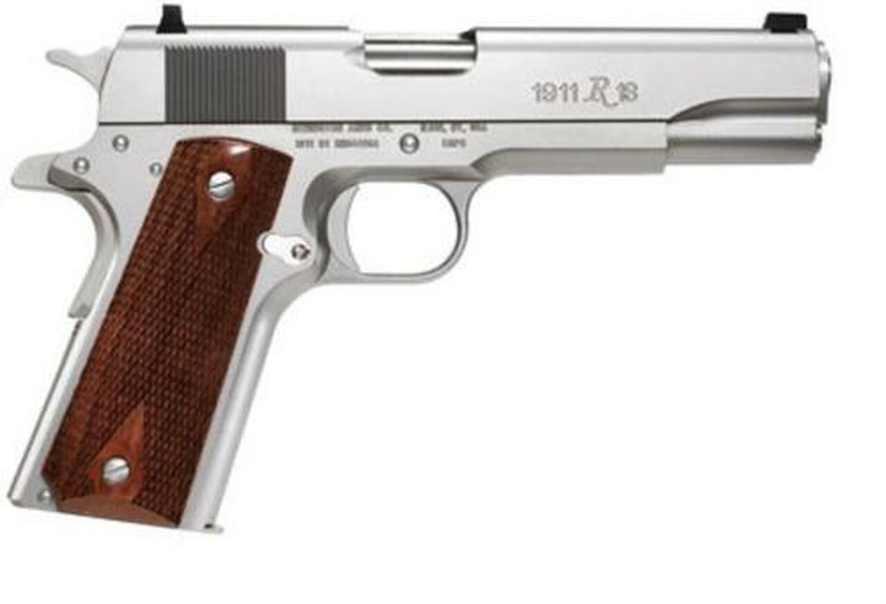Remington 1911 R1 Govt 45 ACP 5″ Barrel Stainless Steel Finish 7rd Mag