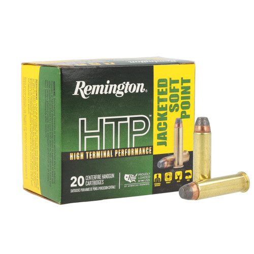Remington 44 Remington Magnumnum, 240gr, Jacketed Soft Point, 20rd Box