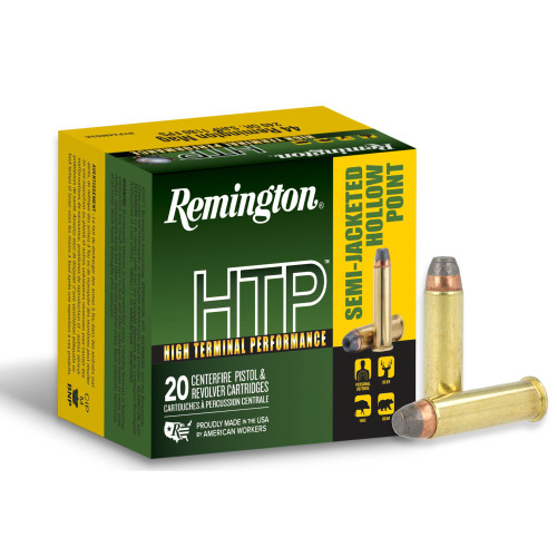 Remington 44 Remington Magnumnum, 240gr, Semi-Jacketed Hollow Point, 20rd Box
