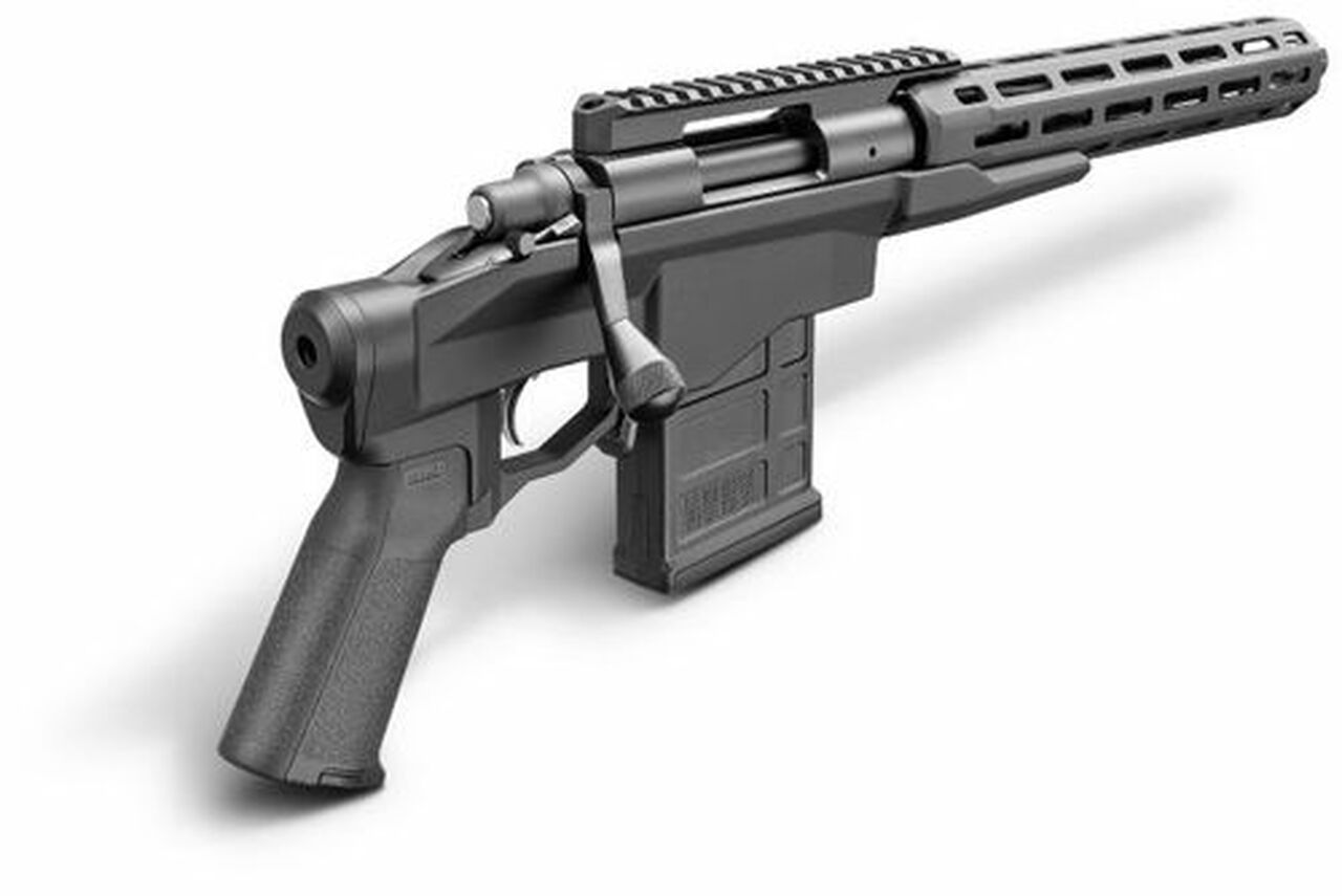 Remington 700-CP Chassis Pistol 308/7.62 12.5″ Barrel Black Hard Coat Anodized/Black Cerakote, 10rd Mag