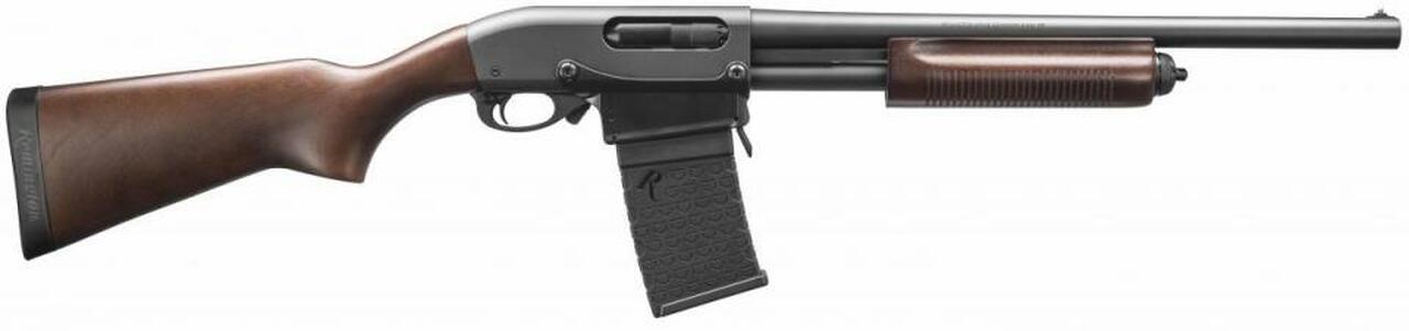 Remington 870 DM Hardwood 12 GA, 18.5″ Barrel, Detachable Magazine
