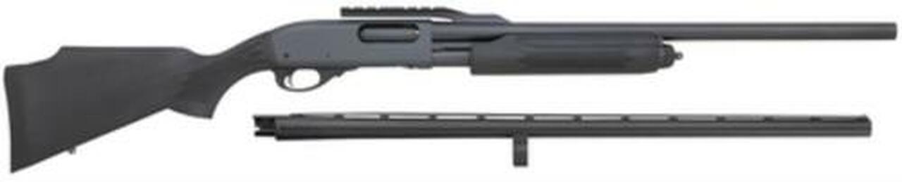 Remington 870 Express Combo, Pump, 12 Ga, 3″ Chamber, 23″ & 28″ Barrels, Black, Synthetic Stock, 4Rd