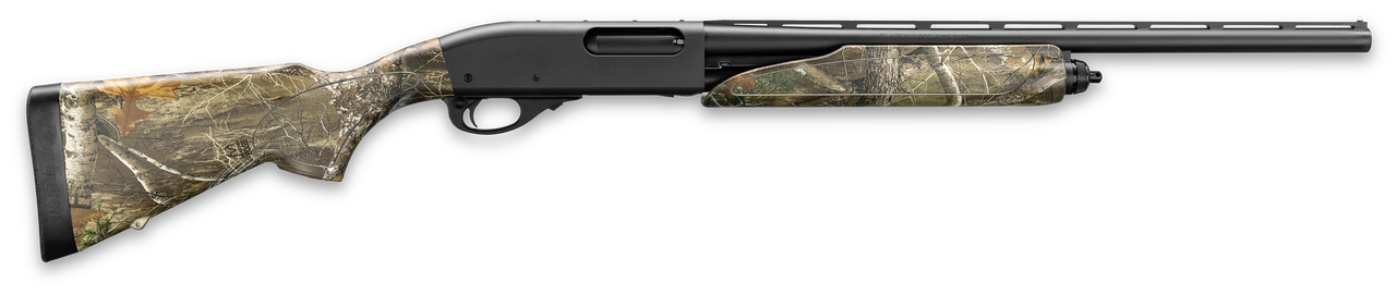 Remington 870 Express Compact Camo, Pump, 20 Ga, 3″ Chamber, 21″ Barrel, Black, RealTree Edge Synthetic Stock, 4Rd