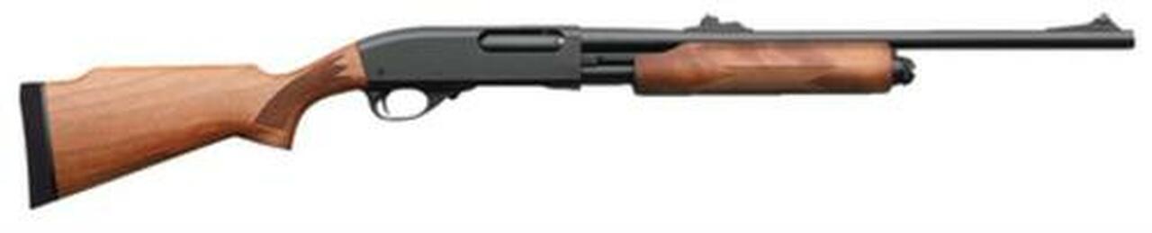 Remington 870 Express Deer, Pump, 12 Ga, 3″ Chamber, 20″ Rifled Barrel, Black, Wood Stock, Rifle Sights, 4Rd