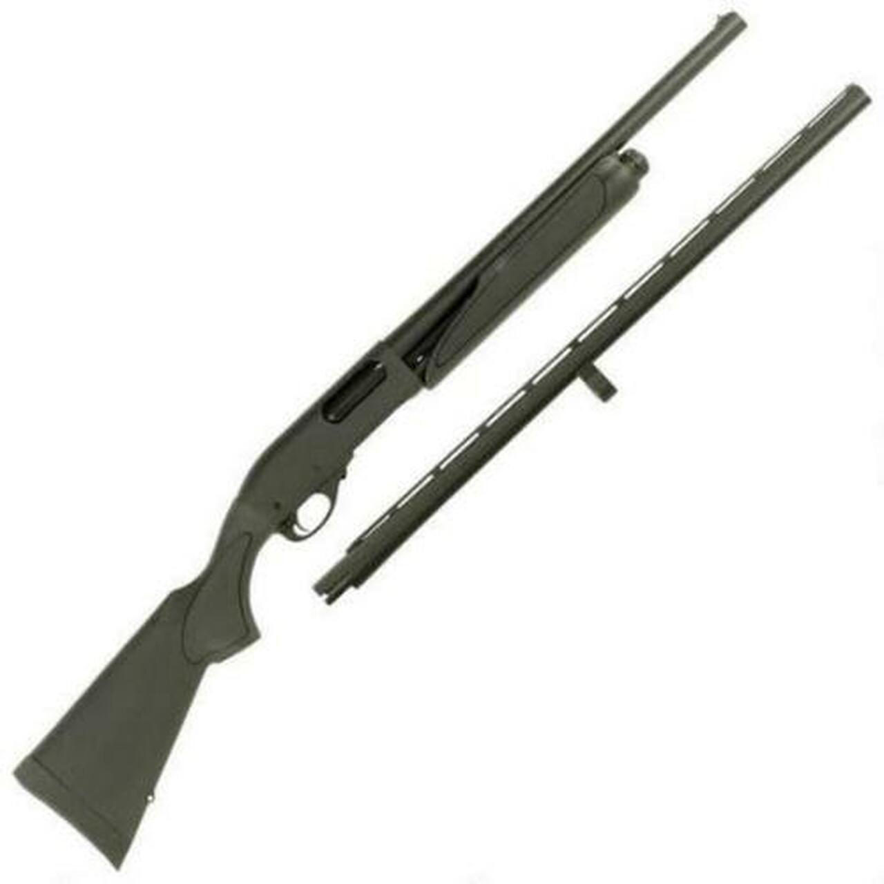Remington 870 Express Field & Home Combo, Pump, 12 Ga, 3″ Chamber, 18.5″ & 26″ Barrels, Black, Synthetic Stock, 4Rd
