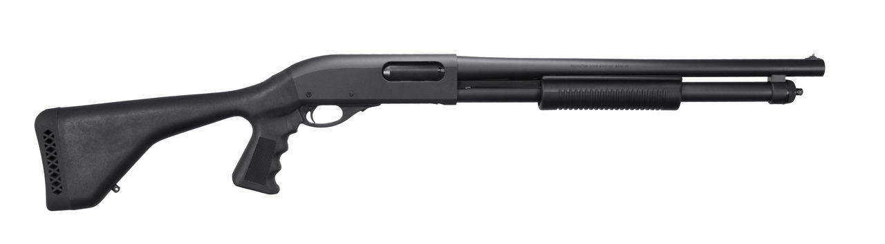 Remington 870 Express Tactical Pump 12 Ga 18.5″ Barrel Pistol Grip Black Sock 6rd