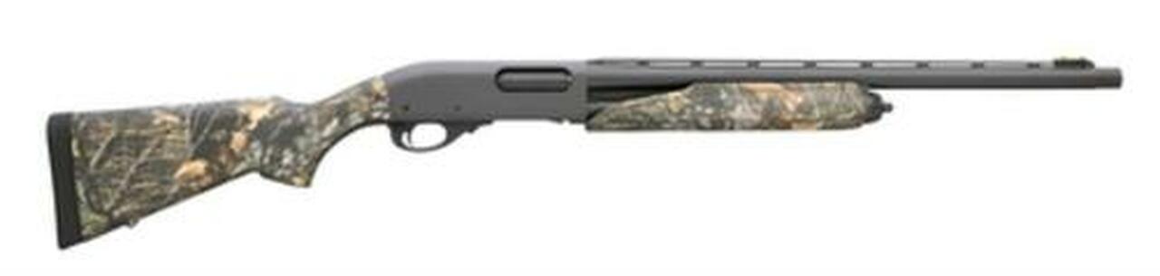 Remington 870 Express Turkey Camo, Pump, 12 Ga, 3″ Chamber, 21″ Barrel, Black, Mossy Oak New Break-Up Synthetic Stock, 4Rd