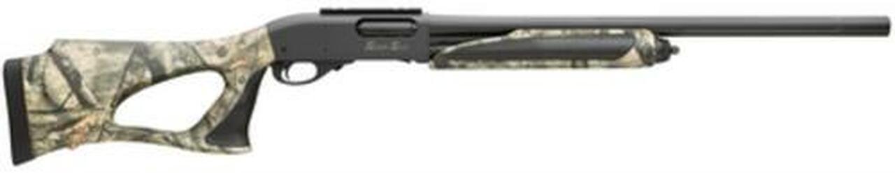 Remington 870 Superslug, Pump, 12 Ga, 3″ Chamber, 25.5″ Rifled Barrel, Black, Mossy Oak Treestand Synthetic Stock, 4Rd