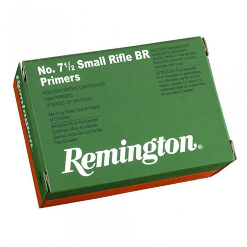 Remington Centerfire Primers 7-1/2 Small Rifle BR, 500rd Box