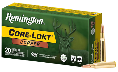 Remington Core-Lokt 243 Winchester, 85gr, Copper Hollow Point, 20rd Box