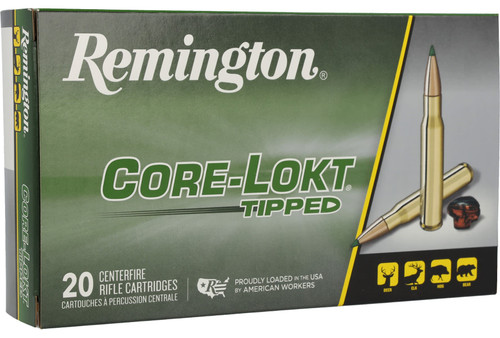 Remington Core-Lokt 300 Winchester Short Magnumnum, 150gr, Polymer Tip, 20rd Box