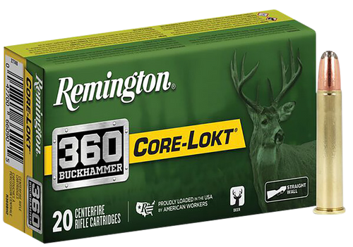 Remington Core-Lokt 360 Buckhammer, 200gr, Soft Point Core-Lokt, 20rd Box