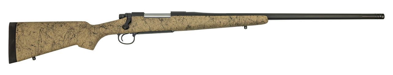 Remington Custom Shop North American .375 H&H, 24″ Barrel, Muzzle Brake, Tan/Black