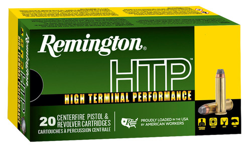 Remington HTP 38 Special +P 158gr, Lead Hollow Point, 20rd Box
