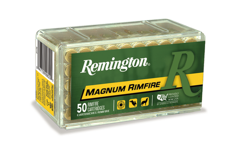 Remington Magnumnum Rimfire 17 HMR, 20gr, Pointed Soft Point, 50rd Box