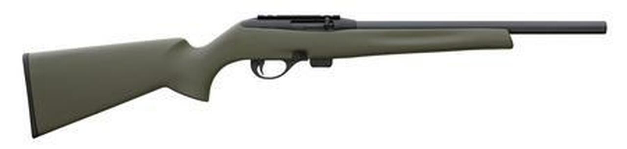 Remington Model 597 22LR 16.5 Inch Heavy Barrel With 5-R Rifling Blue Finish Od Green Synthetic Stock