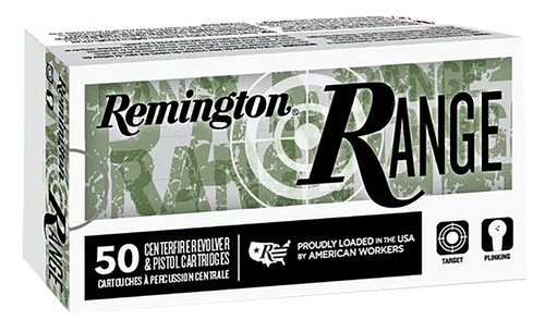 Remington Range 40 S&W, 180 gr, 990 fps, FMJ, 50Bx/20Cs