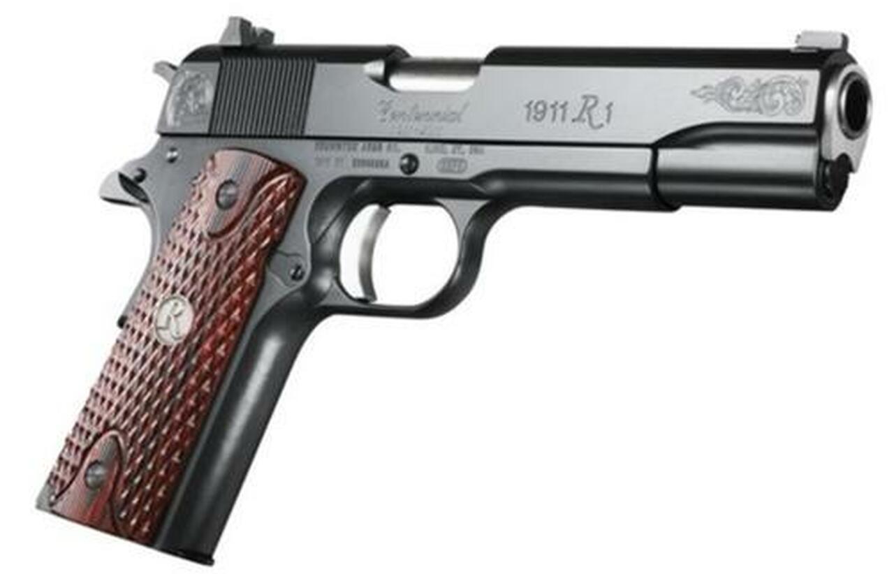 Reminton Model 1911 R1 Centennial Govt 45 ACP, 5″ Barrel, Rosewood Grips