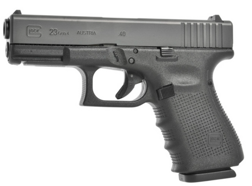 RENTAL Glock G23 Gen 4 40 S&W, 4″ Barrel, Black, 13rd