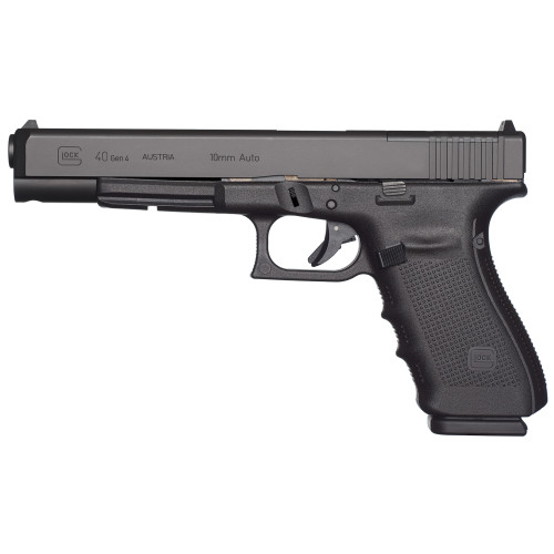RENTAL Glock G40 Gen 4 MOS 10mm, 6″ Barrel, Black, 15rd