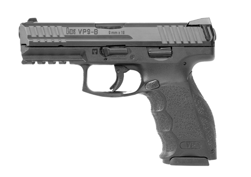 RENTAL HK VP9-B 9mm, 4.1″ Barrel, Black, 15rd