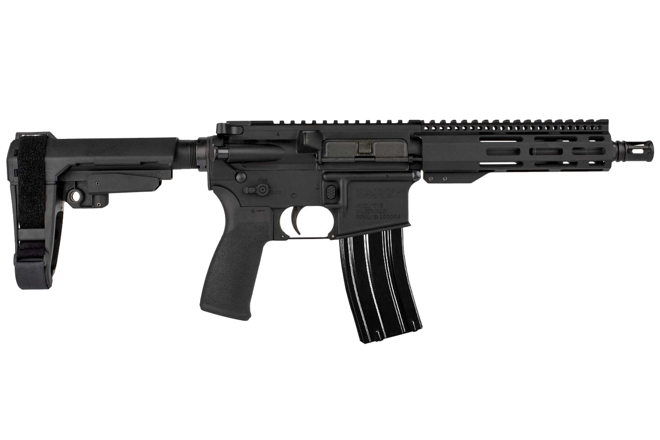 RF-15 5.56mm Semi-Auto AR Pistol with 7 Inch FCR Rail and SBA3 Brace