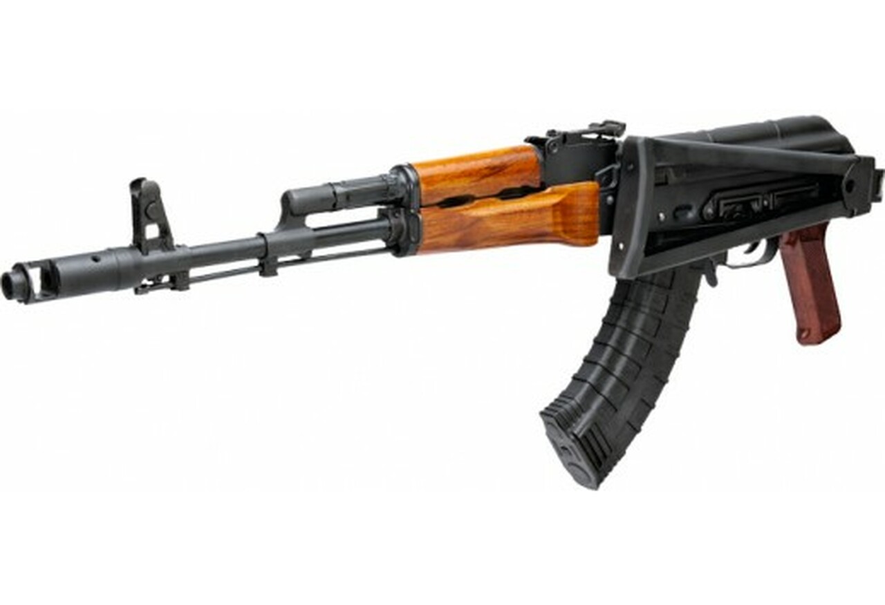 Riley Defense RAK47 7.62x39mm, 16.25″ Barrel, Wood, Folding Stock, Scope Mount Side Rail, 30rd