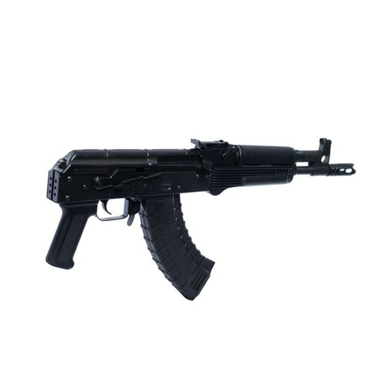 Riley Defense RAK47 Pistol, 7.62X39, 11″ Barrel, Black, Polymer Grip, Manual Safety, Adjustable Sights, 30Rd, 1 Magazine