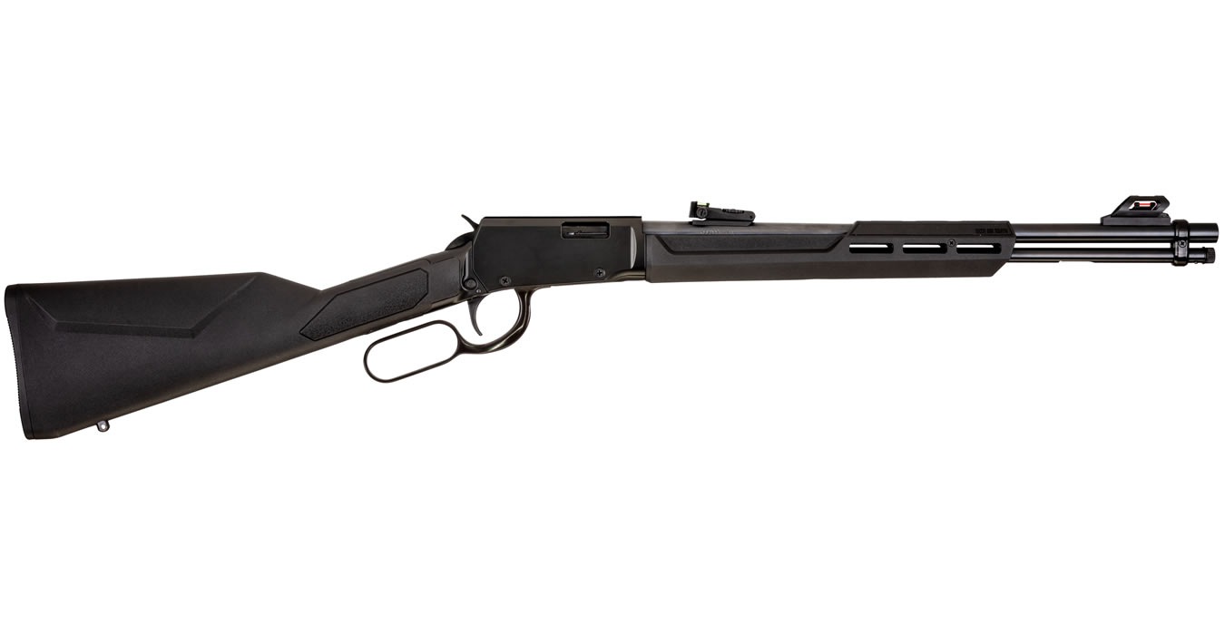 Rio Bravo 22LR Lever-Action Rimfire Rifle with Black Synthetic Stock