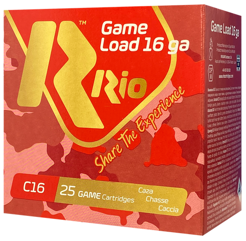 Rio Game Load 16 Ga 2.75″ 1 oz 7.5 Shot, 25rd Box