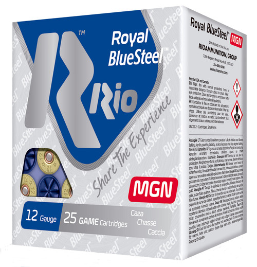 Rio Royal BlueSteel Magnum 12 Ga, 3″, 1 3/8 oz, 3 Shot, 25rd Box