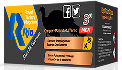 Rio Royal Turkey 12 Ga, 3″, 1 3/4 oz, Copper-Plated Buffered, 6 Shot, 10rd Box