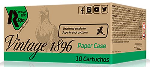 Rio Vintage 1896 Paper Flyer 12 Ga, 2.75″, 8 Shot, 10rd Box