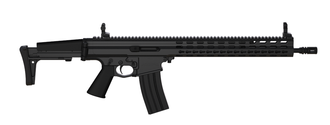 Robinson Arms XCR-L Competition Rifle 5.56 16″ Barrel Keymod Rail, Black Finish, 30rd Mag