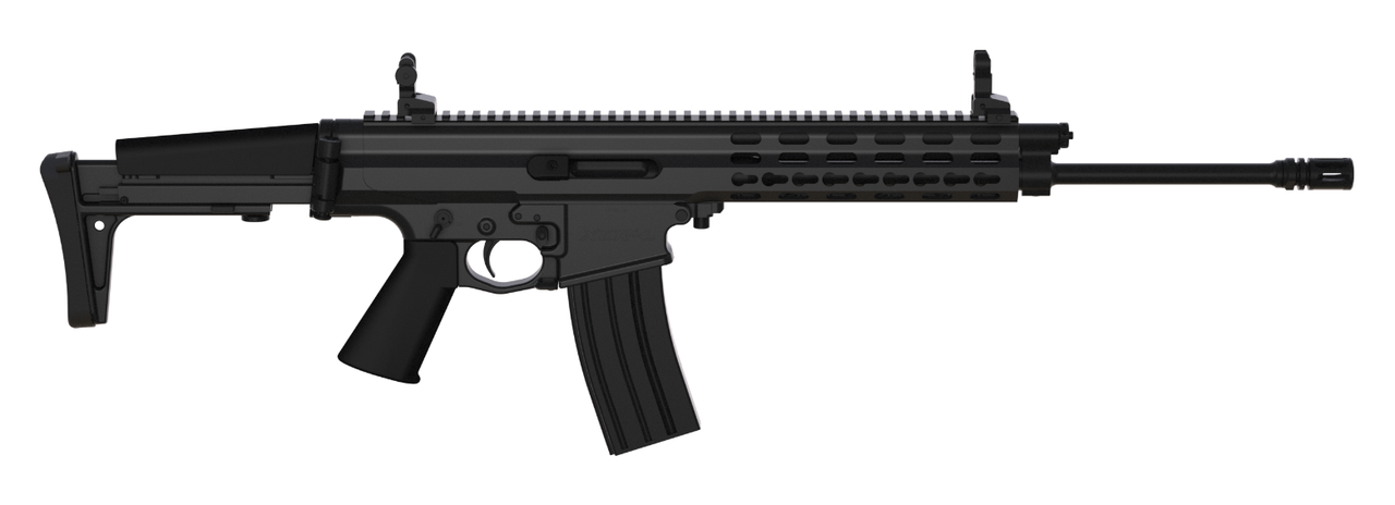 Robinson Arms XCR-L Standard Rifle 5.56 16″ Light Barrel Keymod Rail, Black Finish, 30rd Mag