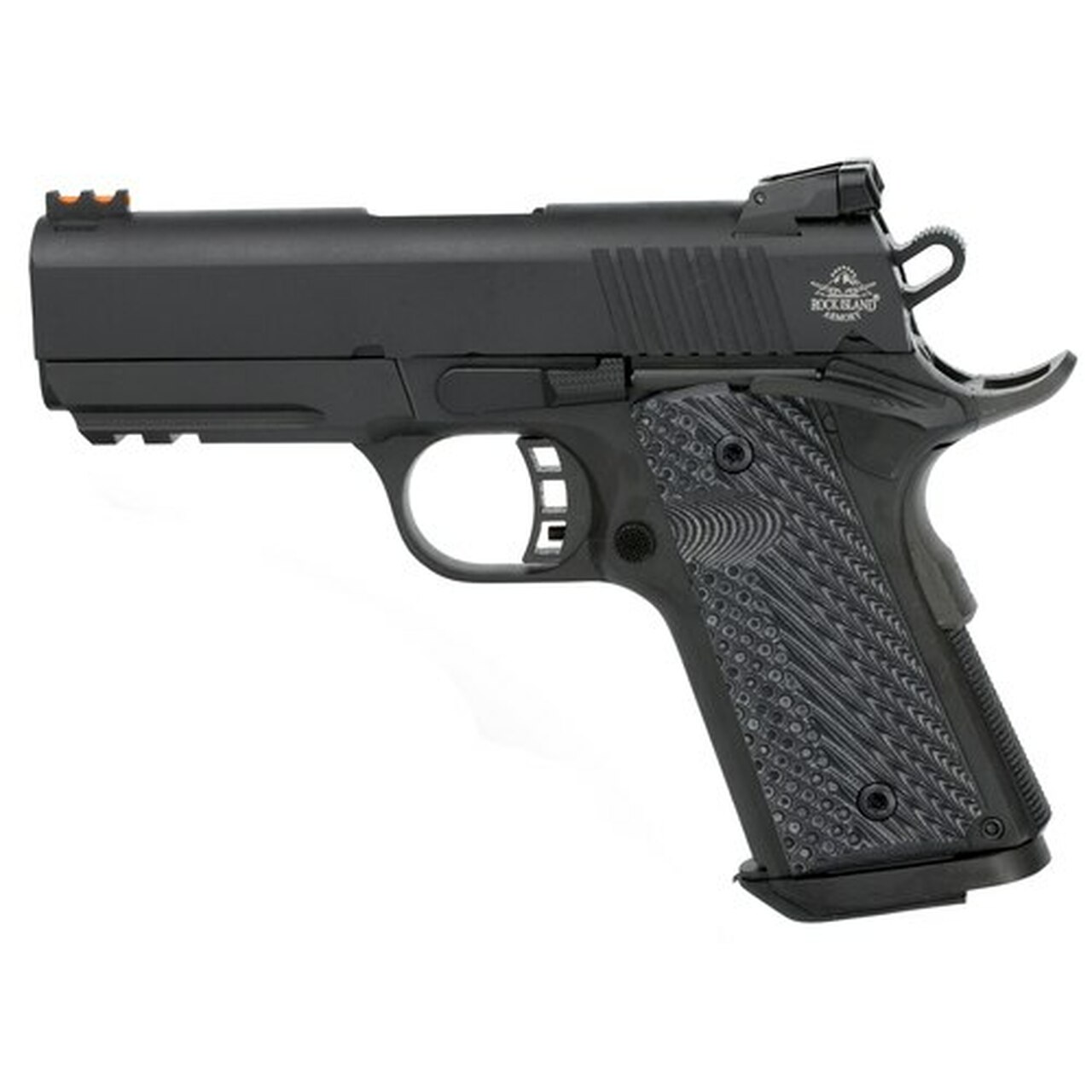 Rock Island 1911 9MM, 3.5″ Barrel, Steel Frame, Adjustable Sights, 8 Rd Mag, Ambi Safety