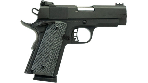 Rock Island 1911 A1 CS-L Tac 2 45 ACP, 3.6″ Barrel, Black, G10 Grips, 7rd