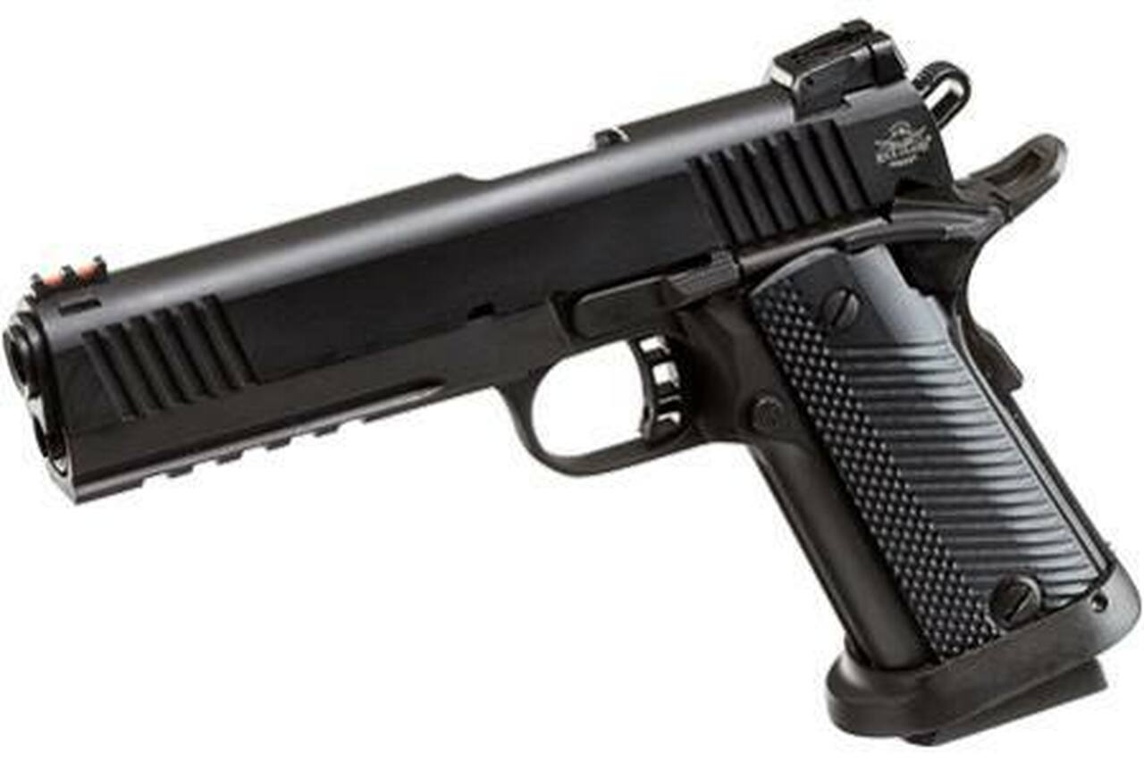 Rock Island 1911-A2 FS Tactical 9mm 5″ Series 70 Type Firing System Combat Hammer Parkerized 17 Round