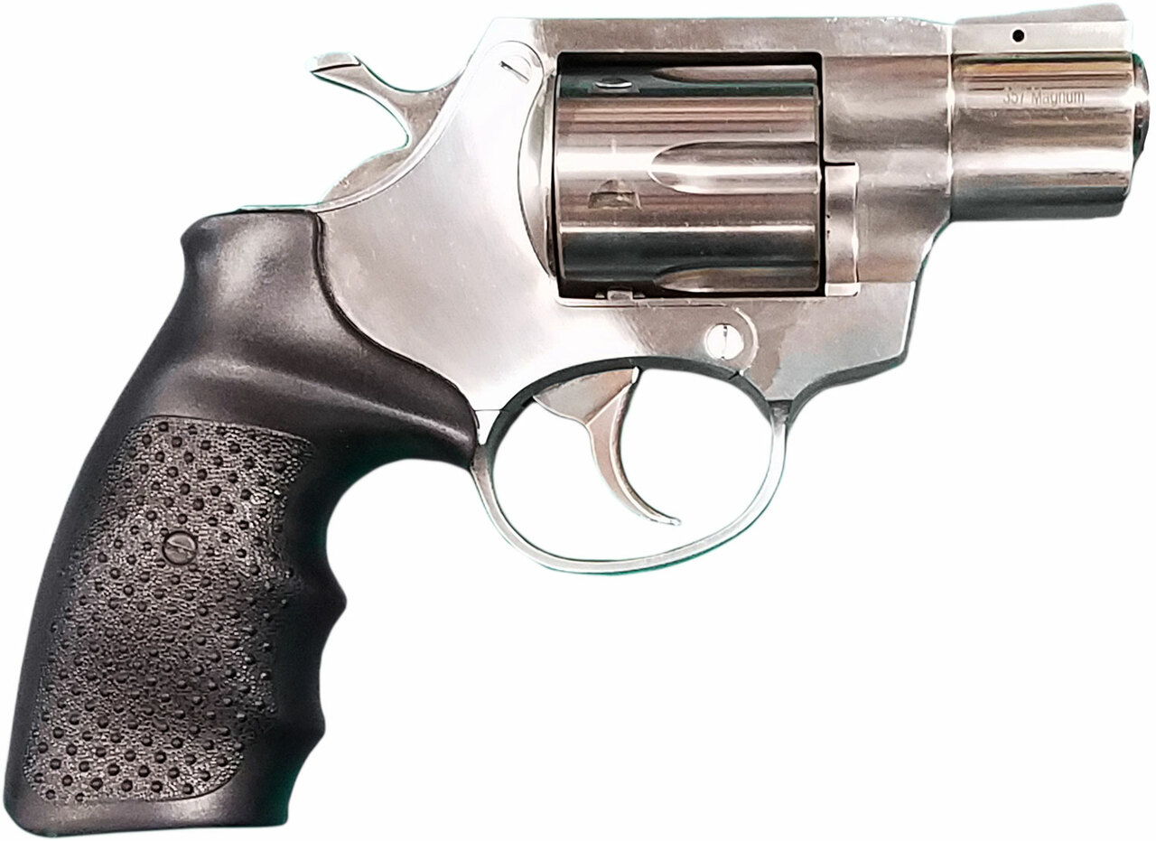 Rock Island AL3.1, Revolver, DA/SA, Medium Frame, 357 Mag Magnum, 2″ Barrel, Steel Frame, Stainless Finish, Rubber Grips, Fixed Sights, 6Rd