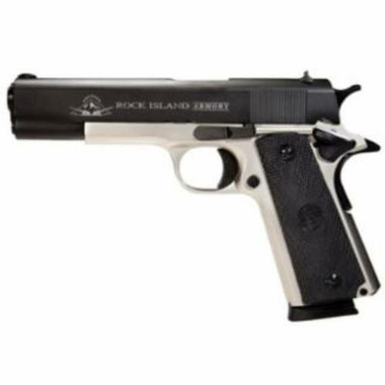 Rock Island Armory 1911 GI 45 ACP 5″ Barrel, Duo Tone, 8 Rd Mag