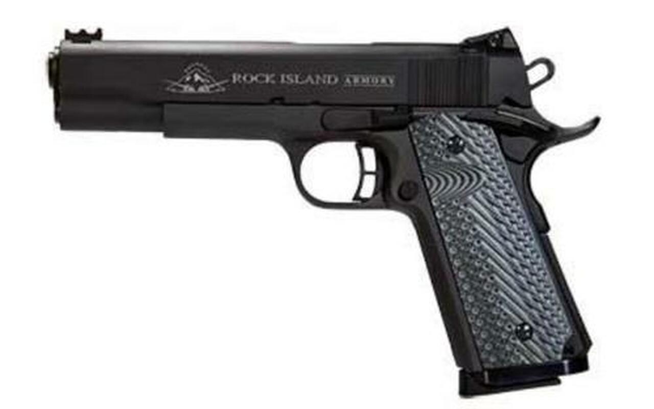 Rock Island Armory Ultra 45 ACP 4.25″ Barrel Adjustable Rear Sight Fiber Optic Front Sight G10 Grips 8rd Mag