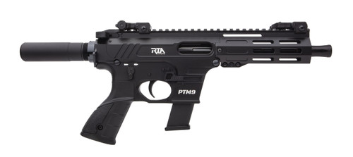 Rock Island PTM9 9mm, 5.9″ Barrel, Black, M-Lok Handguard, 17rd