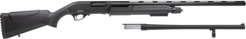 Rock Island Pump Action Combo 12 Ga, 3″ Chamber 18.5″ & 28″ Barrels, Black, 5rd