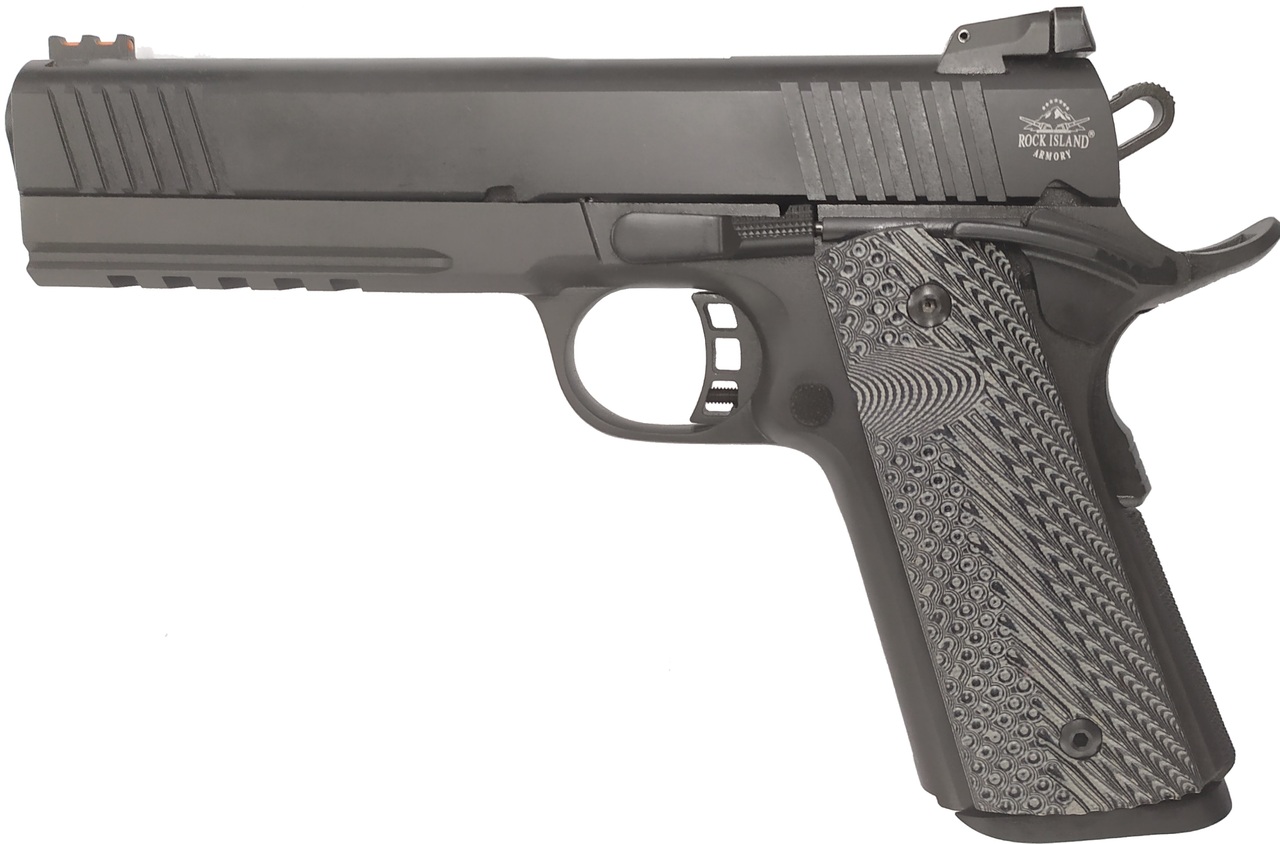 Rock Island TAC Ultra 1911 9mm W/ 22 TCM Conversion, 5″ Barrel, Black, 10rd