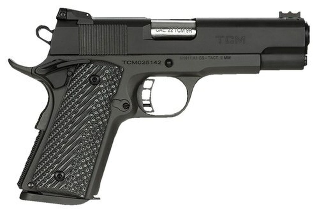 Rock Island TCM Rock Ultra CCO, 22 TCM 9R, 9mm, 4.25″, 8rd, G10 Grips, Black