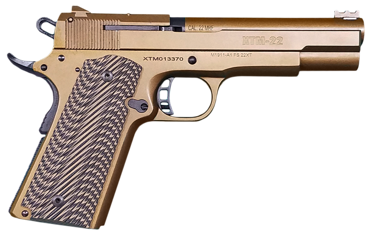 Rock Island XTM-22 .22 Mag, 5″ Barrel, Burnt Bronze, 15rd