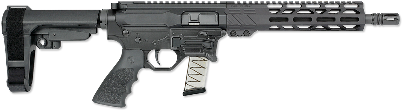 Rock River Arms BT9G 9mm 10.5″ AR-15 Pistol W/SBA3 Brace AR-15, 2 Stage Trigger