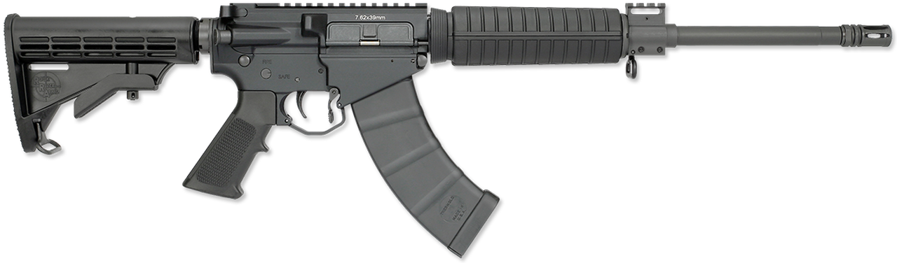 Rock River Arms CAR A4 LAR-47 AR-15 7.62x39mm, 16″ Barrel, 30 Rd, 6 Pos Stock
