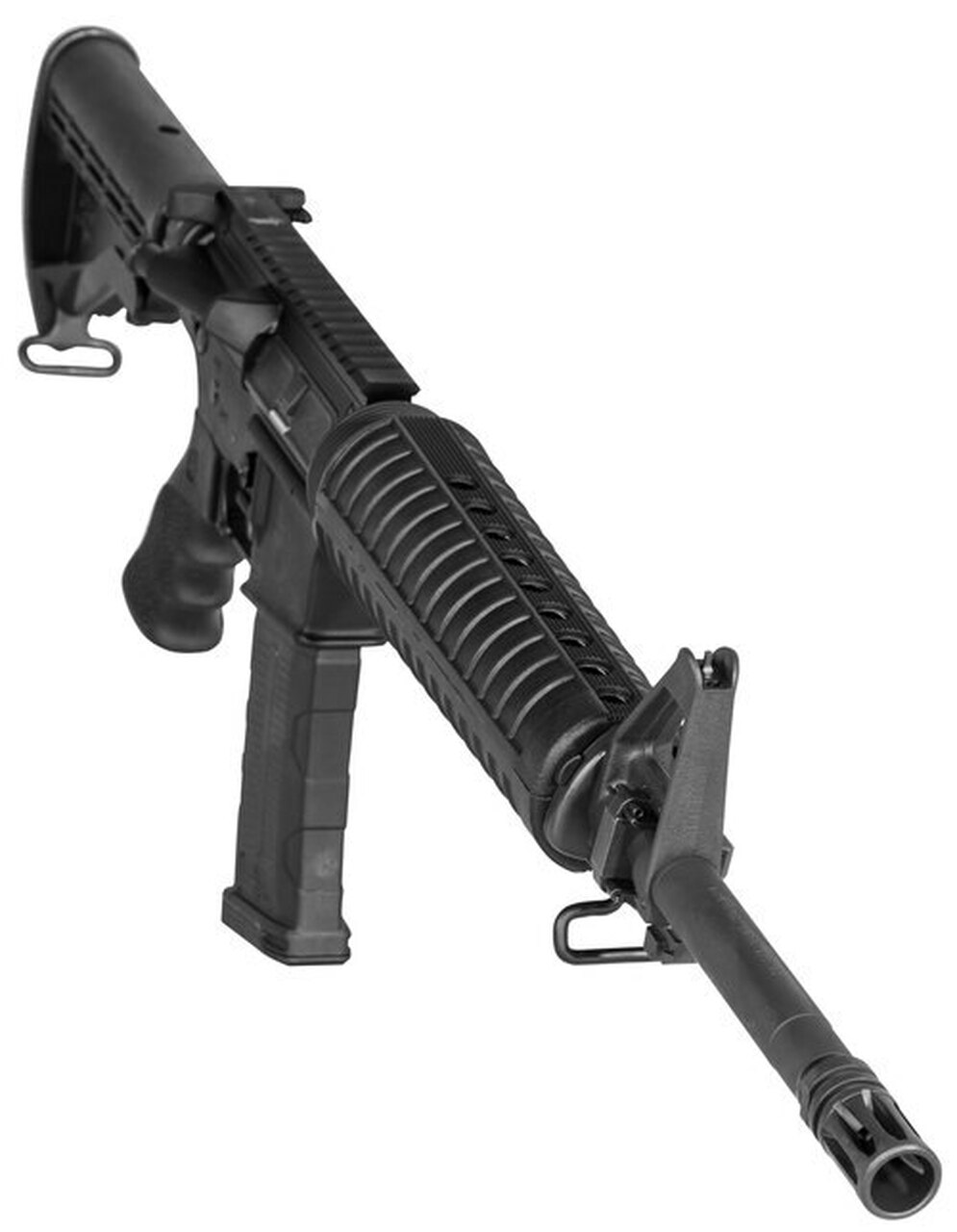 Rock River Arms LAR-15 Elite CAR A4 AR-15 223/5.56 16″ Chrome Lined Barrel, 6-Position Black Stock, 30rd Mag